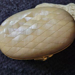 Lord & Taylor Mother of Pearl Hard Clutch